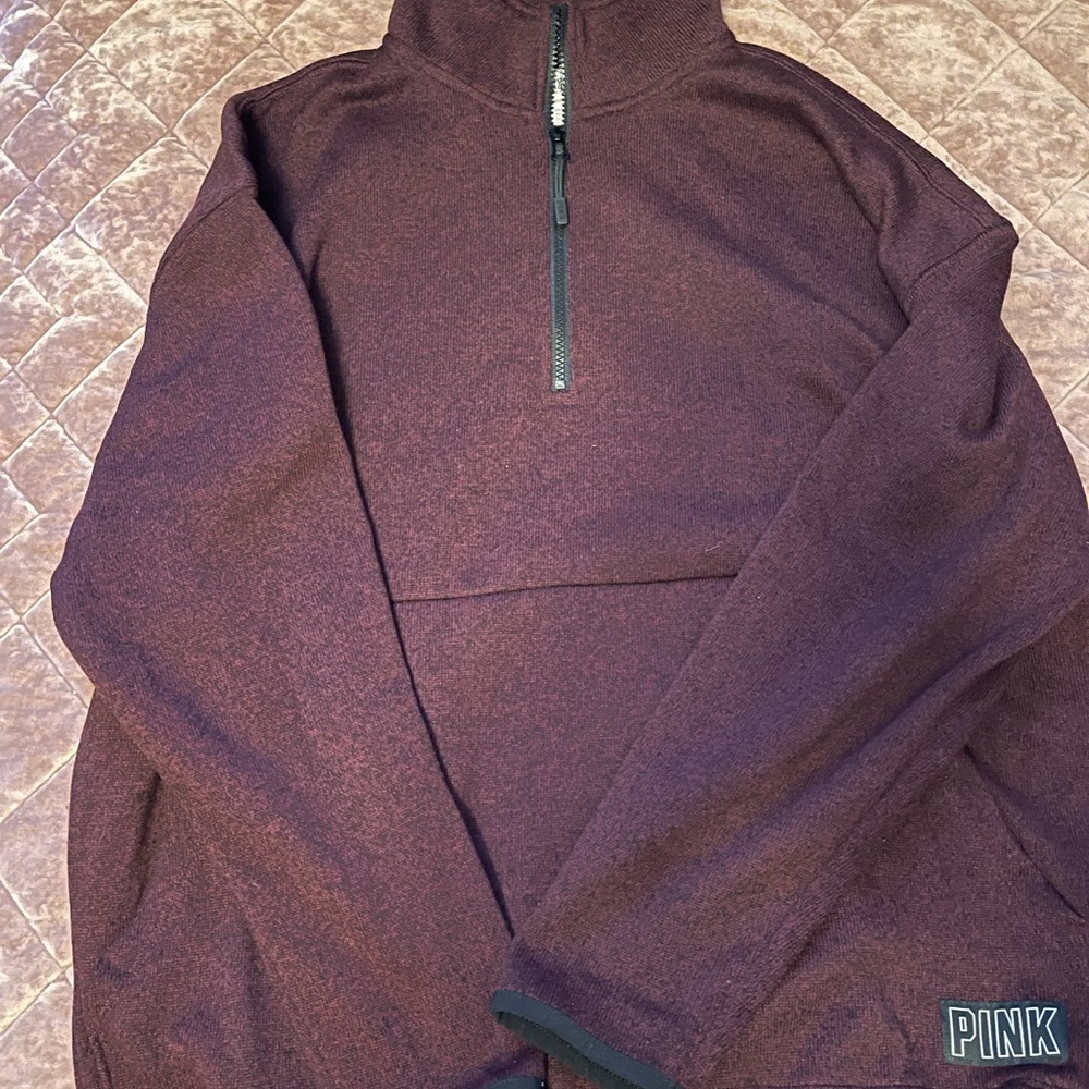 Quarter Zip Crewneck from PINK Victoria’s Secret